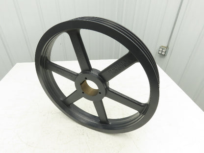 Browning 3TB184 3 Groove Cast Iron Q1 Bushed Bore Multiple Sheave A & B Belts