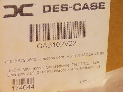 DES-CASE GAB102V22 Gearbox Adapter Kit w/ 3/4" & 1" No-Spill NPT Quick Connects