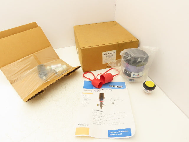 DES-CASE GAB102V22 Gearbox Adapter Kit w/ 3/4" & 1" No-Spill NPT Quick Connects