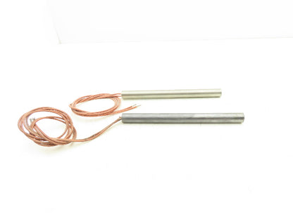 Big Chief 180623 Cartridge Rod Tube Heater 500W 240V 9"L x 3/4" OD Lot of 2