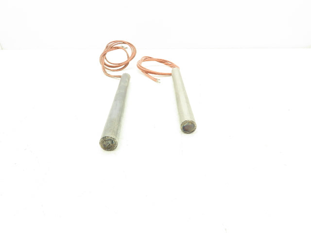 Big Chief 180623 Cartridge Rod Tube Heater 500W 240V 9"L x 3/4" OD Lot of 2