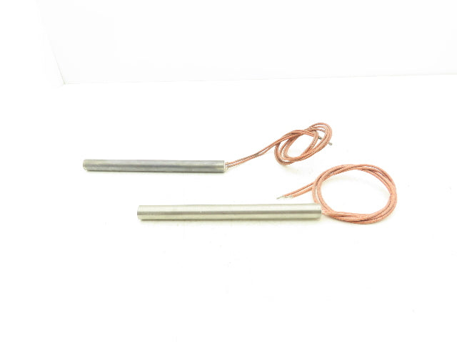 Big Chief 180623 Cartridge Rod Tube Heater 500W 240V 9"L x 3/4" OD Lot of 2
