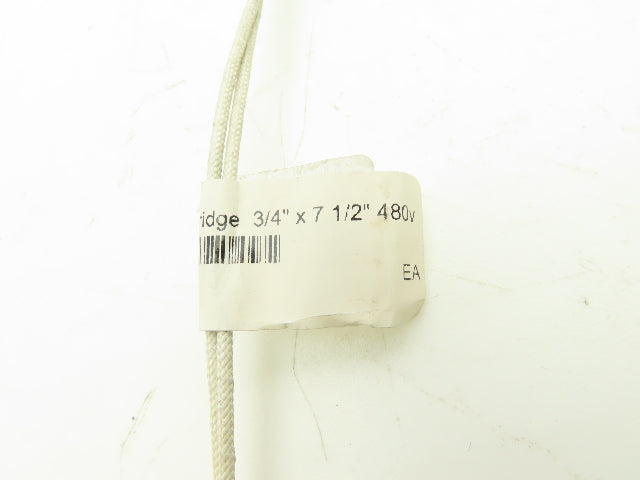 Big Chief 185532 Cartridge Rod Tube Heater 500W 480V 7-1/2"L x 3/4" OD Lot of 2