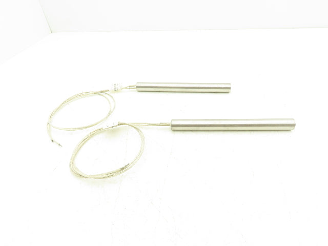Big Chief 185532 Cartridge Rod Tube Heater 500W 480V 7-1/2"L x 3/4" OD Lot of 2