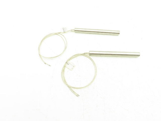 Big Chief 185532 Cartridge Rod Tube Heater 500W 480V 7-1/2"L x 3/4" OD Lot of 2