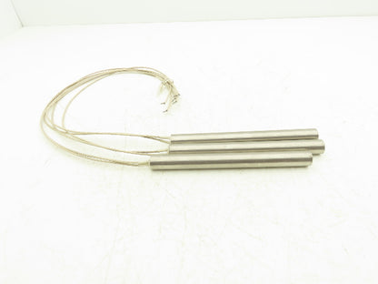 Big Chief 185532 Cartridge Rod Tube Heater 500W 480V 7-1/2"L x 3/4" OD Lot of 3