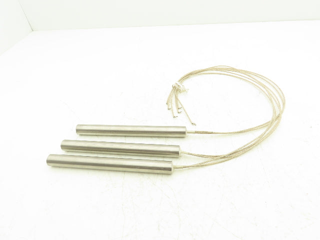 Big Chief 185532 Cartridge Rod Tube Heater 500W 480V 7-1/2"L x 3/4" OD Lot of 3