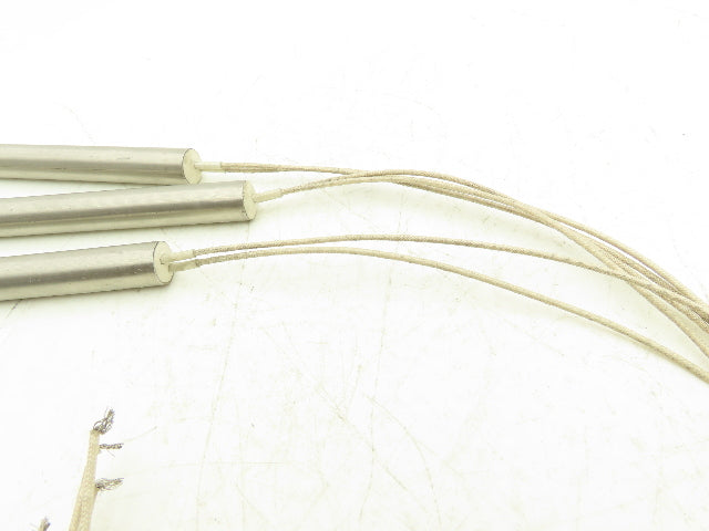 Big Chief 185532 Cartridge Rod Tube Heater 500W 480V 7-1/2"L x 3/4" OD Lot of 3