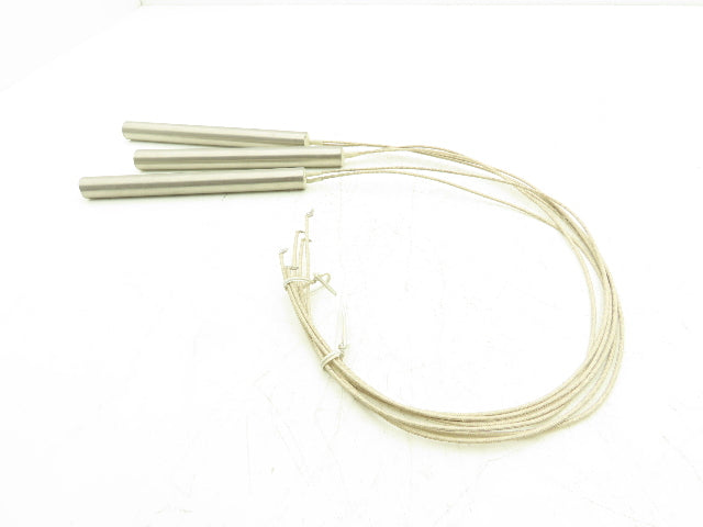 Big Chief 185532 Cartridge Rod Tube Heater 500W 480V 7-1/2"L x 3/4" OD Lot of 3