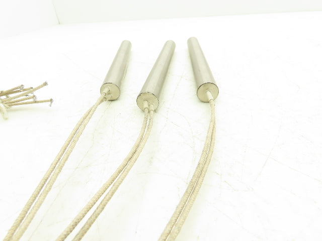 Big Chief 185532 Cartridge Rod Tube Heater 500W 480V 7-1/2"L x 3/4" OD Lot of 3