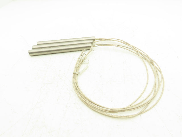 Big Chief 185532 Cartridge Rod Tube Heater 500W 480V 7-1/2"L x 3/4" OD Lot of 3