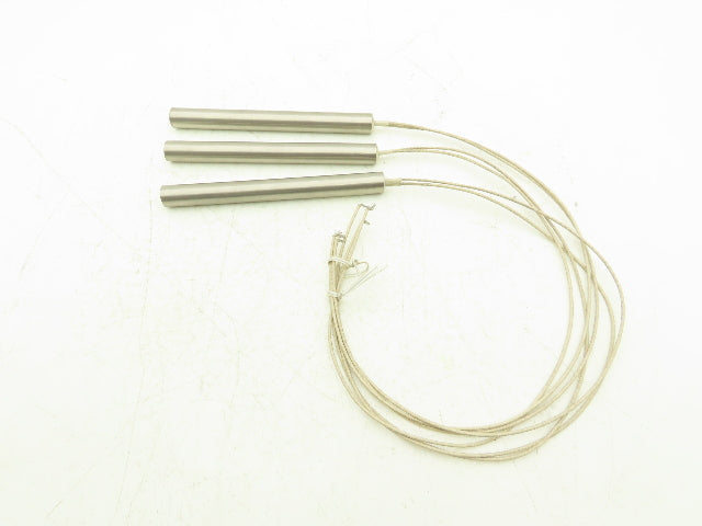 Big Chief 185532 Cartridge Rod Tube Heater 500W 480V 7-1/2"L x 3/4" OD Lot of 3
