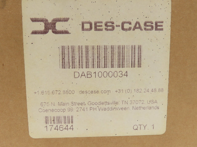 DES-CASE DAB1000034 55 Gallon Drum Adapter Kit for Desiccant Breather