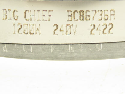 Big Chief BC86736A Steel Band Heater 1.5"Width x 7.5"ID 1200W 240V  Lot of 3