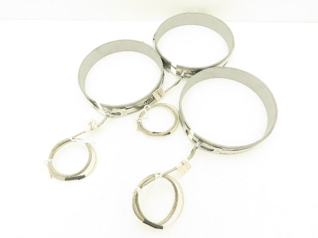 Big Chief BC86736A Steel Band Heater 1.5"Width x 7.5"ID 1200W 240V  Lot of 3