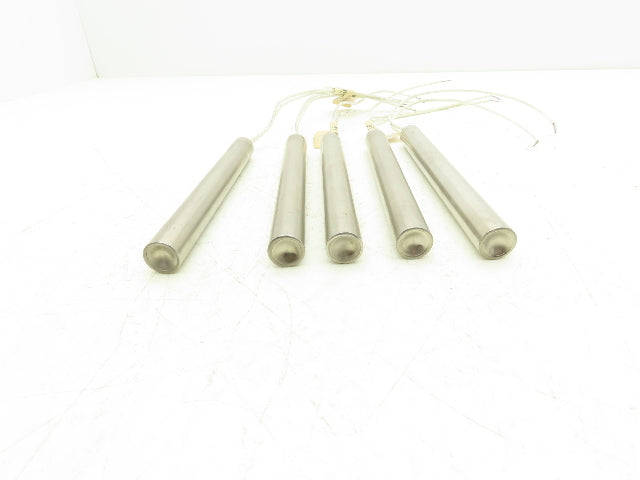 PPE P6070-20500 Heater Rod 500W 240V 7" L x 3/4" Stainless Steel Dia Lot of 5