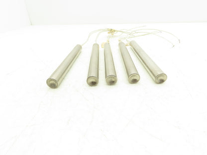 PPE P6070-20500 Heater Rod 500W 240V 7" L x 3/4" Stainless Steel Dia Lot of 5
