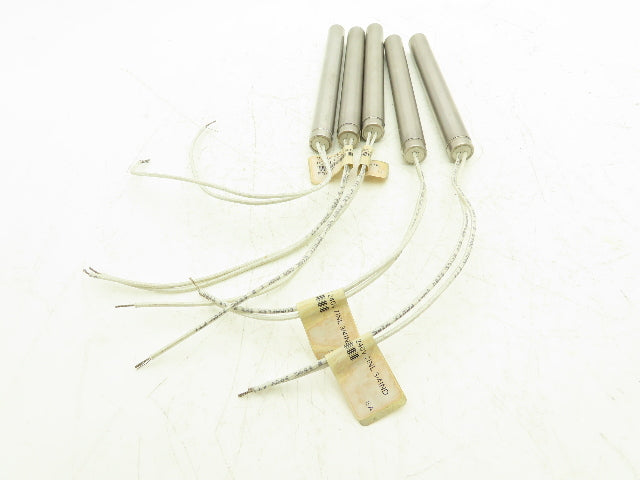 PPE P6070-20500 Heater Rod 500W 240V 7" L x 3/4" Stainless Steel Dia Lot of 5