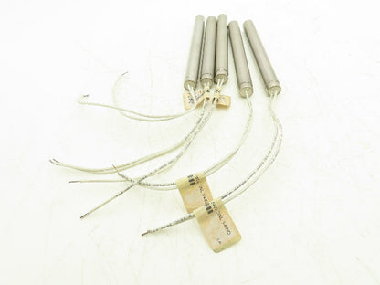 PPE P6070-20500 Heater Rod 500W 240V 7" L x 3/4" Stainless Steel Dia Lot of 5