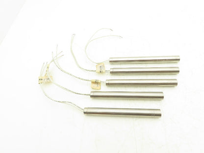 PPE P6070-20500 Heater Rod 500W 240V 7" L x 3/4" Stainless Steel Dia Lot of 5