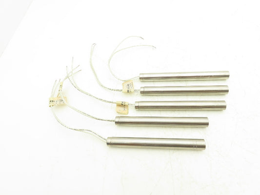 PPE P6070-20500 Heater Rod 500W 240V 7" L x 3/4" Stainless Steel Dia Lot of 5