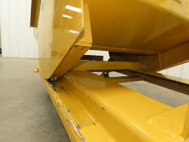 Wright 10077 1 YD Self Dumping Hopper 6000lbs Trash Recycling 10g Bin Casters