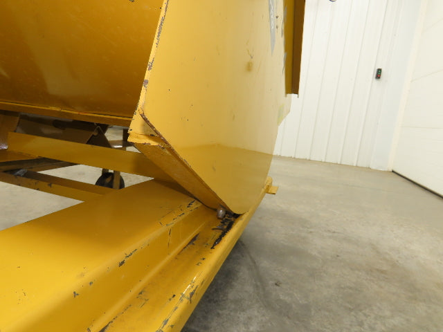 Wright 10077 1 YD Self Dumping Hopper 6000lbs Trash Recycling 10g Bin Casters