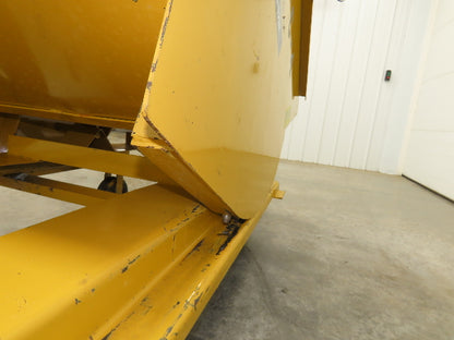 Wright 10077 1 YD Self Dumping Hopper 6000lbs Trash Recycling 10g Bin Casters