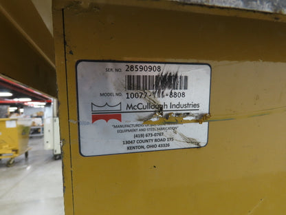 Wright 10077 1 YD Self Dumping Hopper 6000lbs Trash Recycling 10g Bin Casters