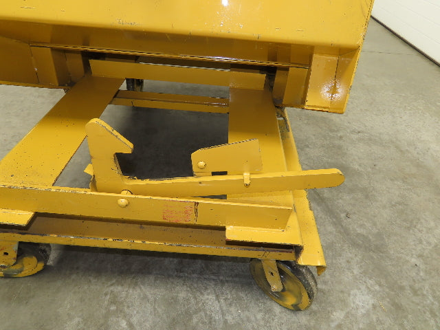 Global 10077 1 YD Self Dumping Hopper 6000lbs Trash Recycling 10g Bin Casters