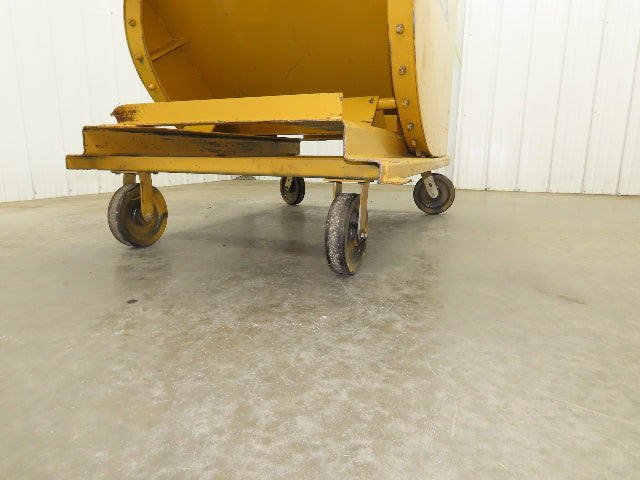 Global 10077 1 YD Self Dumping Hopper 6000lbs Trash Recycling 10g Bin Casters