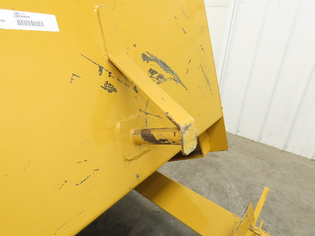 Global 10077 1 YD Self Dumping Hopper 6000lbs Trash Recycling 10g Bin Casters
