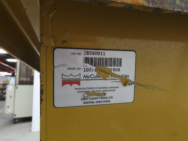Global 10077 1 YD Self Dumping Hopper 6000lbs Trash Recycling 10g Bin Casters