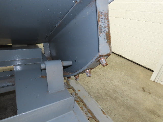 Meco 1 YD Self Dumping Hopper 6000lbs Trash Recycling 10g Bin Casters
