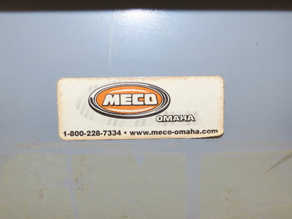 Meco 1 YD Self Dumping Hopper 6000lbs Trash Recycling 10g Bin Casters