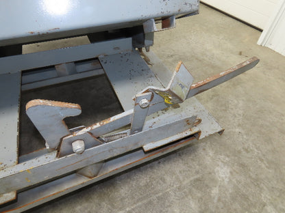 Meco 1 YD Self Dumping Hopper 6000lbs Trash Recycling 10g Bin Casters