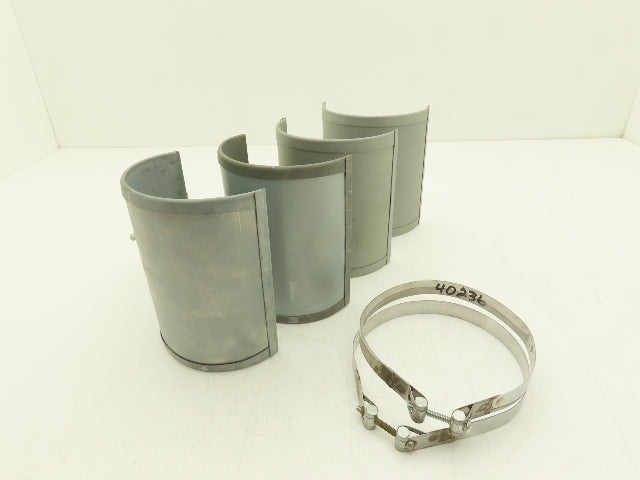 Big Chief BC16351A  2-Piece Steel Band Heater 6"W x 5"ID 700W 240V  Lot of 2