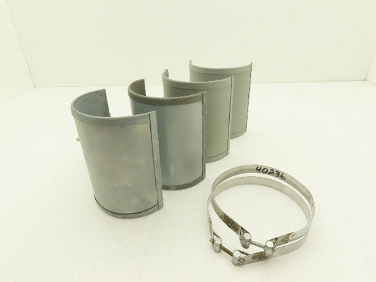 Big Chief BC16351A  2-Piece Steel Band Heater 6"W x 5"ID 700W 240V  Lot of 2