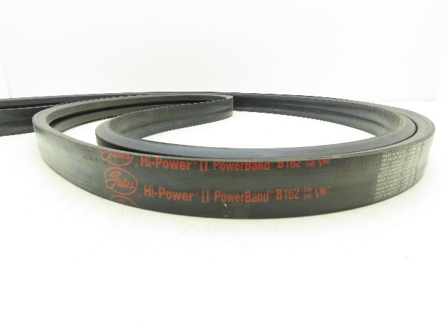 Gates 2/B162 Hi-Power Banded V-Belt 2 Bands B Section 162" Length EPDM Fiber
