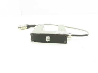 Maxcess SE-31 FIFE Ultrasonic Sensor 2" Gap 12/24 VDC 15" Cable 7 Pin Connector