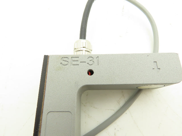 Maxcess SE-31 FIFE Ultrasonic Sensor 2" Gap 12/24 VDC 15" Cable 7 Pin Connector