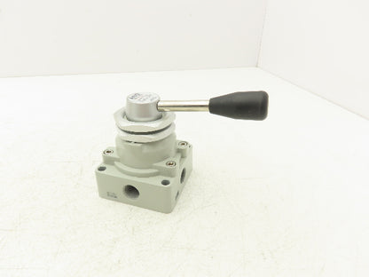 ARO M513LR MaxAir Series Rotary Lever Valve 4-Way 3-Position Manual Std Duty