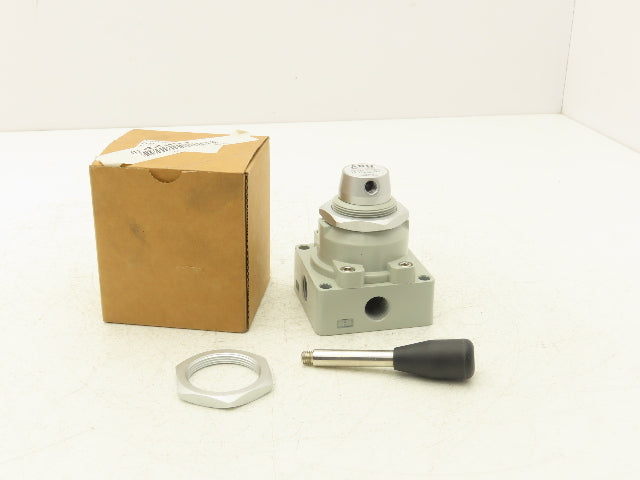 ARO M513LR MaxAir Series Rotary Lever Valve 4-Way 3-Position Manual Std Duty