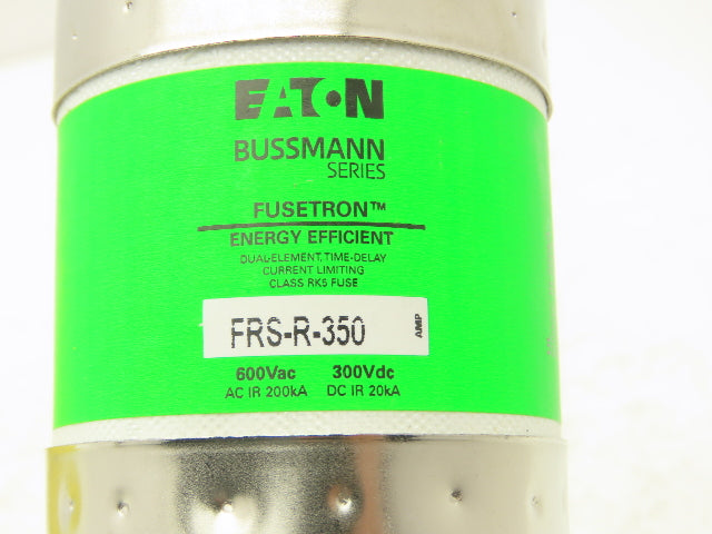 Fusetron FRS-R-350 Dual Element Time Delay Fuse 350A 600VAC Class RK5