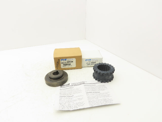 Lovejoy 6J FLNG 28MM Sleeve Coupling J Flange 28mm Fixed Bore W/6JE Sleeve 1 Set