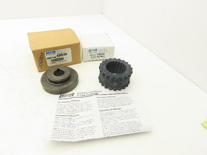 Lovejoy 6J FLNG 28MM Sleeve Coupling J Flange 28mm Fixed Bore W/6JE Sleeve 1 Set