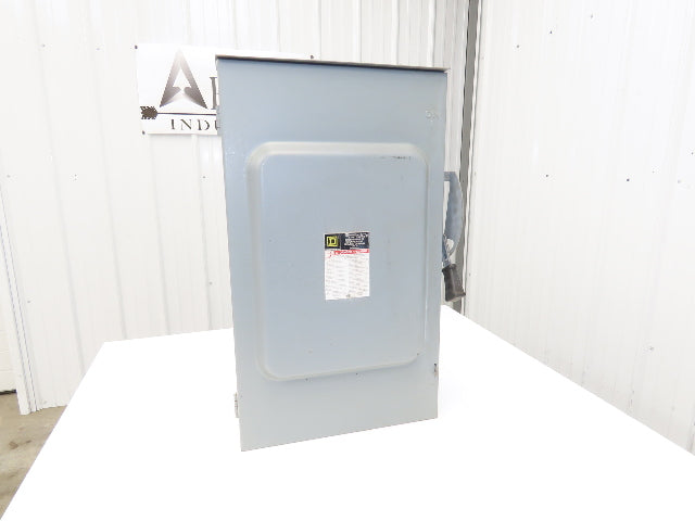 Square D DU324RB Safety Disconnect Switch 200 Amp 240V 3 Pole 3Ph Non-Fusible