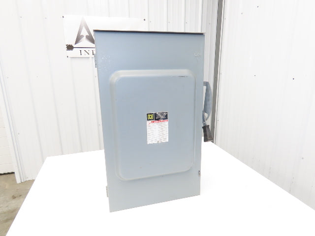 Square D DU324RB Safety Disconnect Switch 200 Amp 240V 3 Pole 3Ph Non-Fusible
