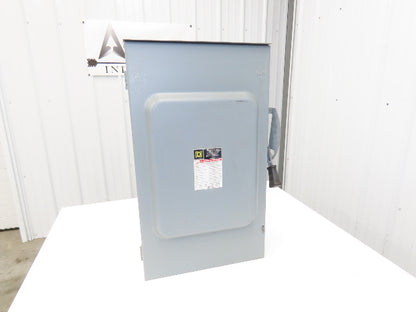 Square D DU324RB Safety Disconnect Switch 200 Amp 240V 3 Pole 3Ph Non-Fusible