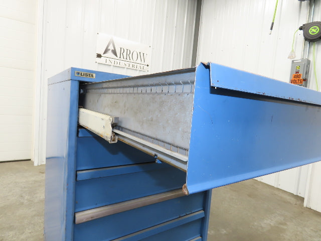 Lista Tool Cabinet Chest 6 Drawer 29x29x42" Blue Stanley Vidmar